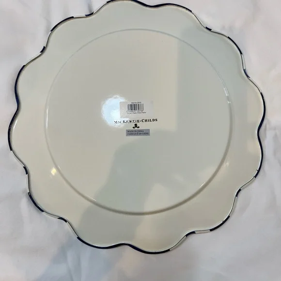 Blue and White Checkered Plate - Picture 2 of 3